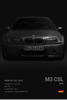 POSTER BMW CSL (E46)