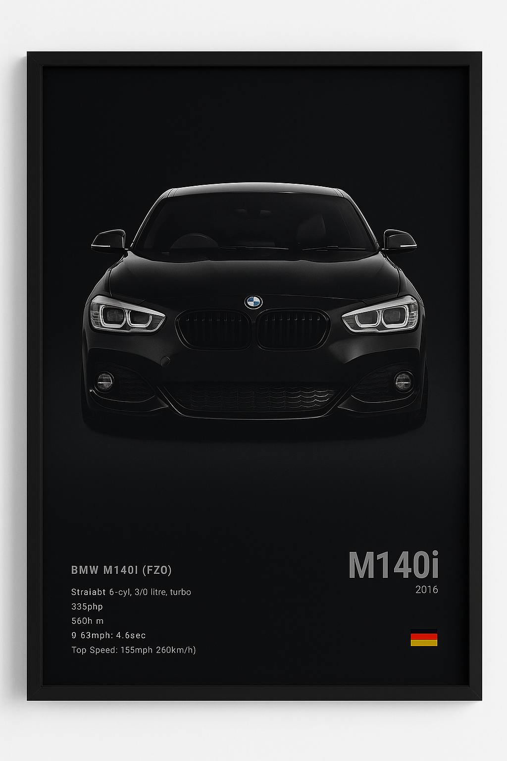 POSTER BMW M140i (2016)