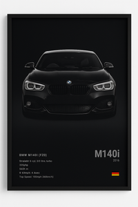 POSTER BMW M140i (2016)