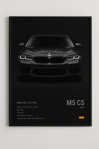 POSTER BMW M5 CS (F90)