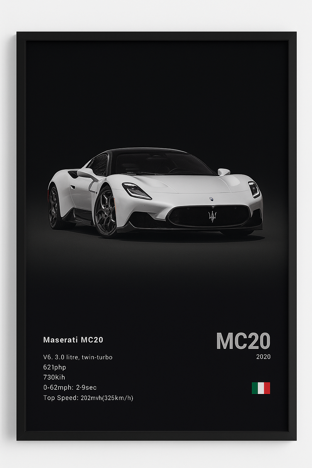 POSTER MASERATI MC20