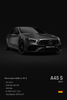 POSTER MERCEDES BENZ AMG A45 S