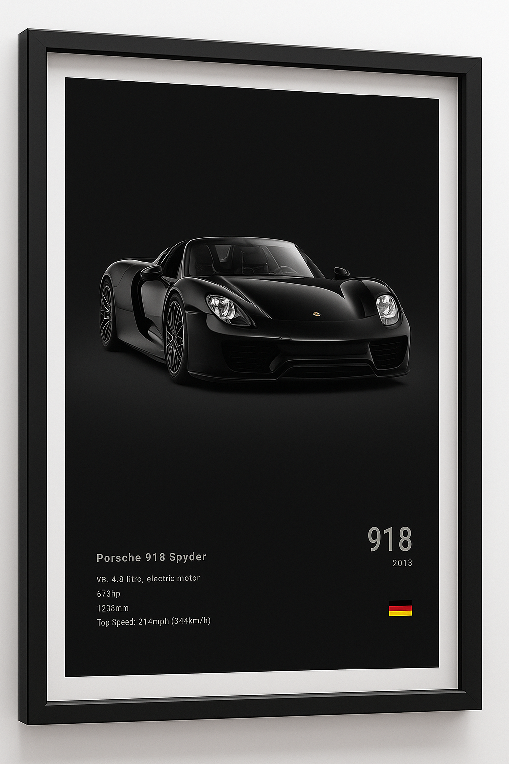 POSTER PORSCHE 918 SPYDER