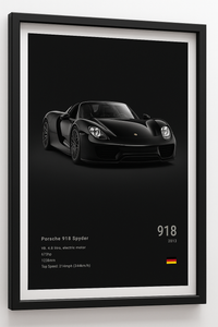 POSTER PORSCHE 918 SPYDER