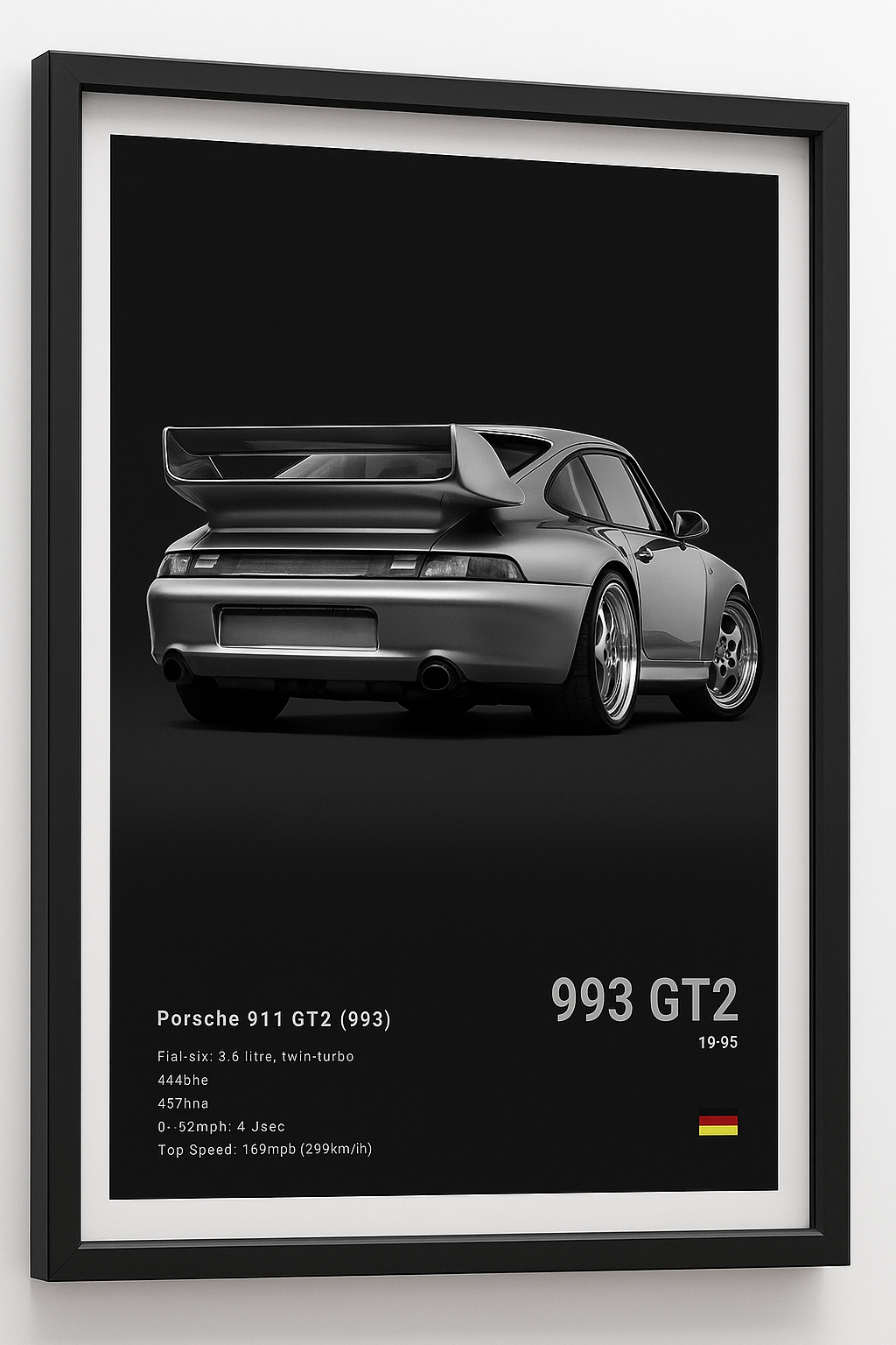 POSTER PORSCHE 911 GT2 (993)